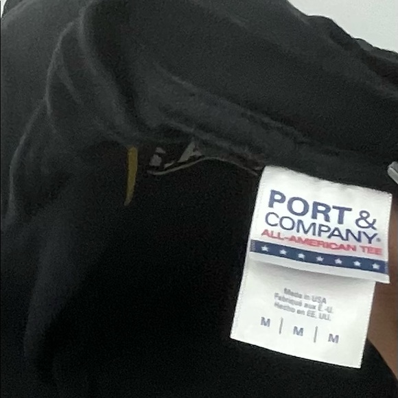 Vintage 2000s Army Strong Military USA BLACK T SHIRT - Picture 4 of 8